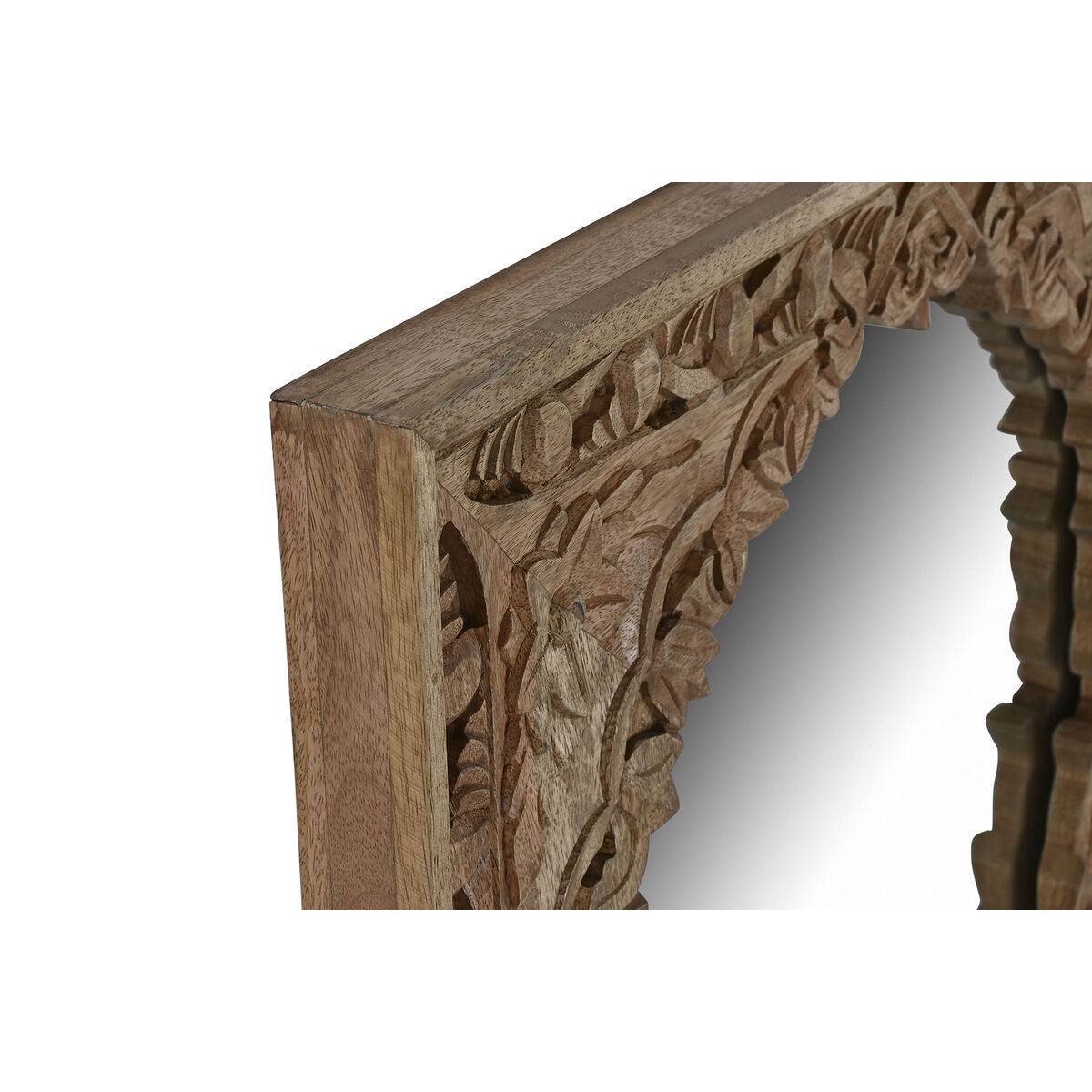 Wall mirror Home ESPRIT Natural Arab 70 x 4 x 120 cm