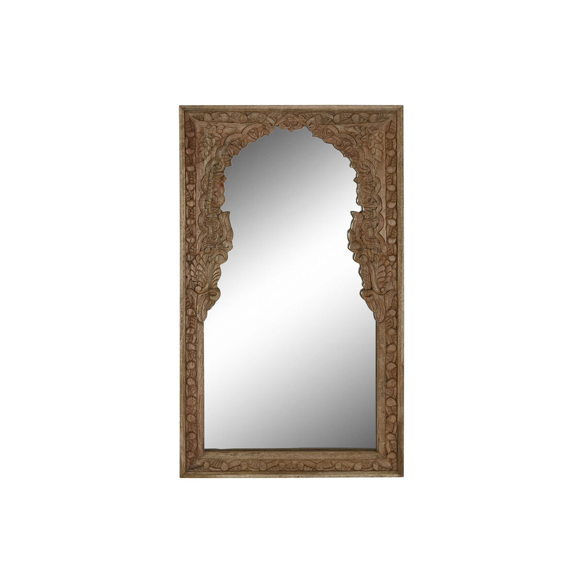 Wall mirror Home ESPRIT Natural Arab 70 x 4 x 120 cm