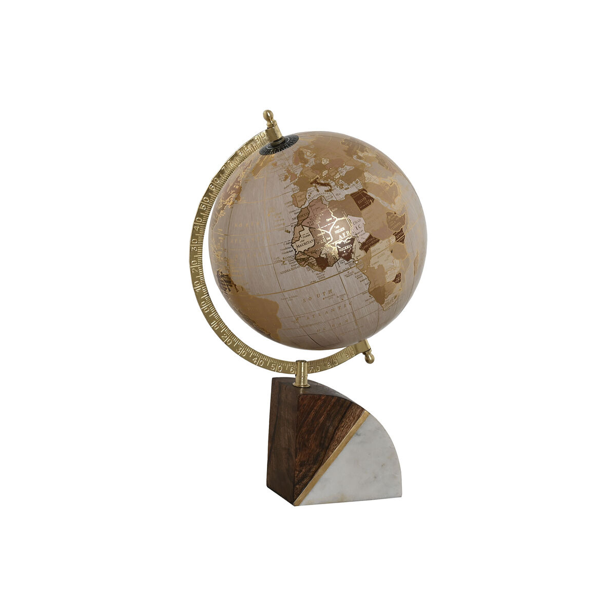 Globe Home ESPRIT White Golden Natural Light Pink Vintage 20 x 20 x 37 cm