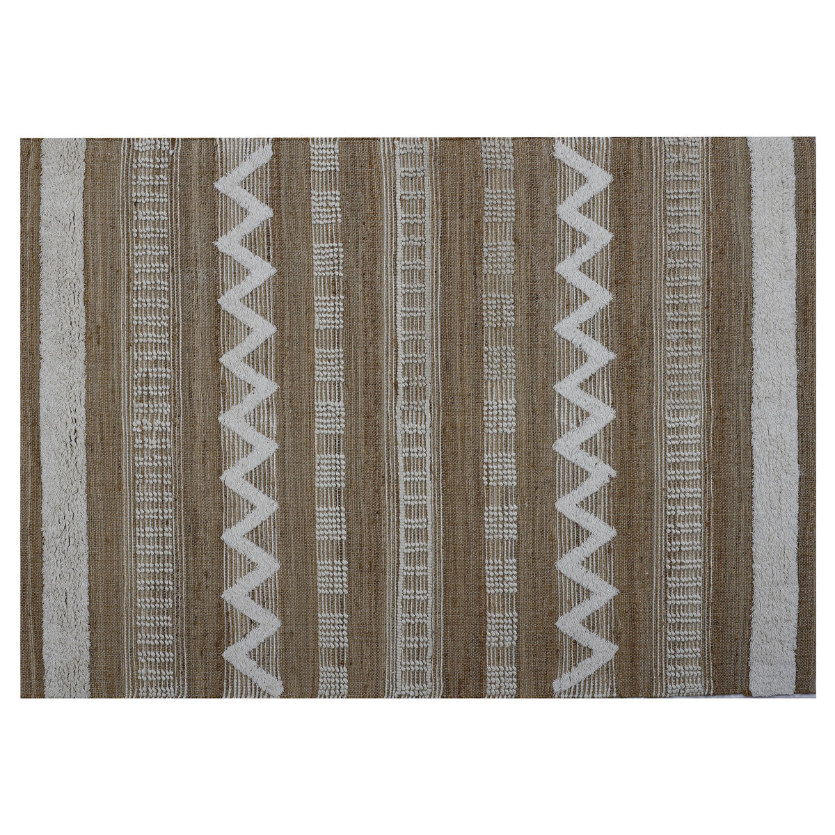 Carpet Home ESPRIT White Brown Boho 200 x 300 x 1 cm Carpet Home ESPRIT White Brown Boho 200 x 300 x 1 cm