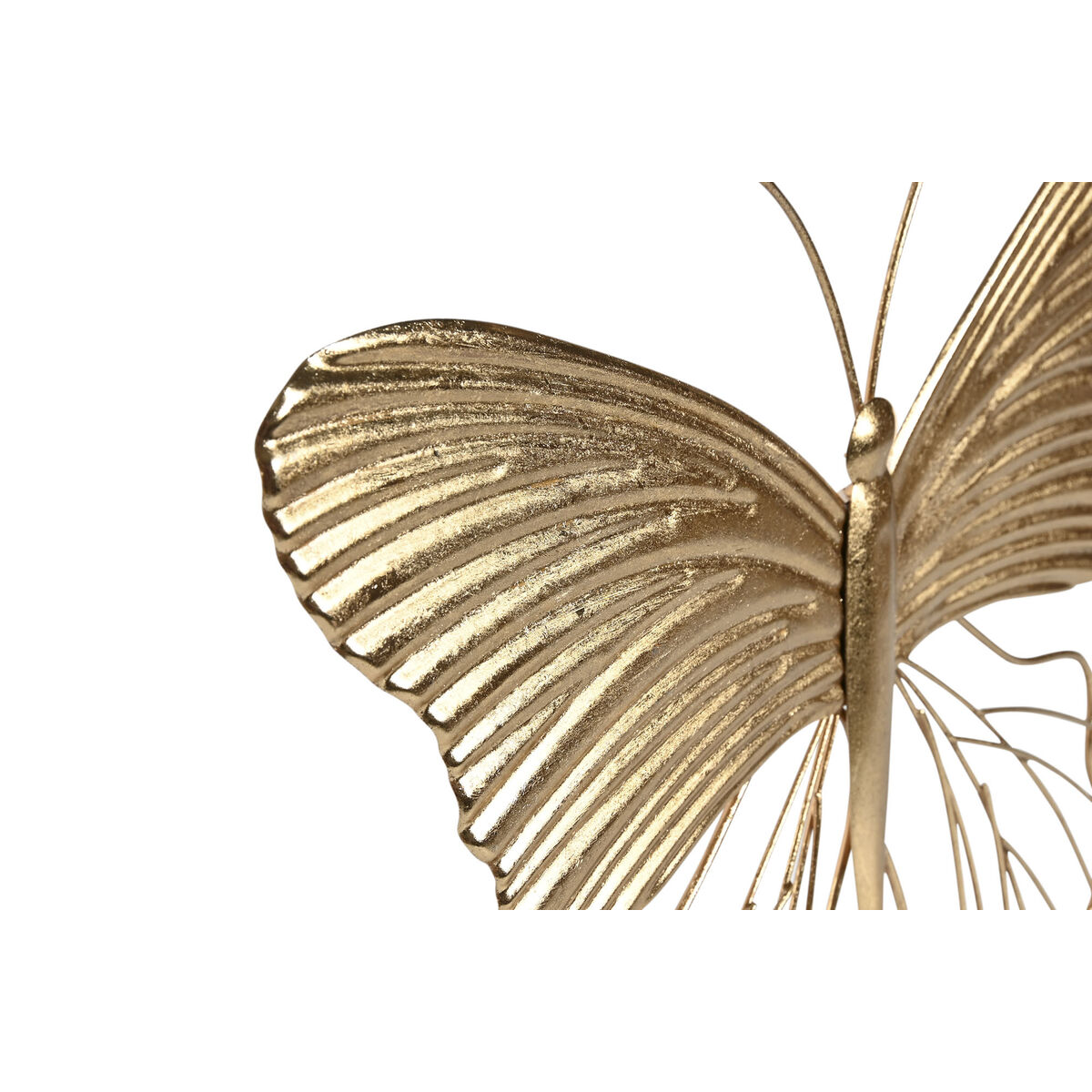 Wall Decoration Home ESPRIT Golden Butterfly 36 x 3 x 26 cm (4 Units)