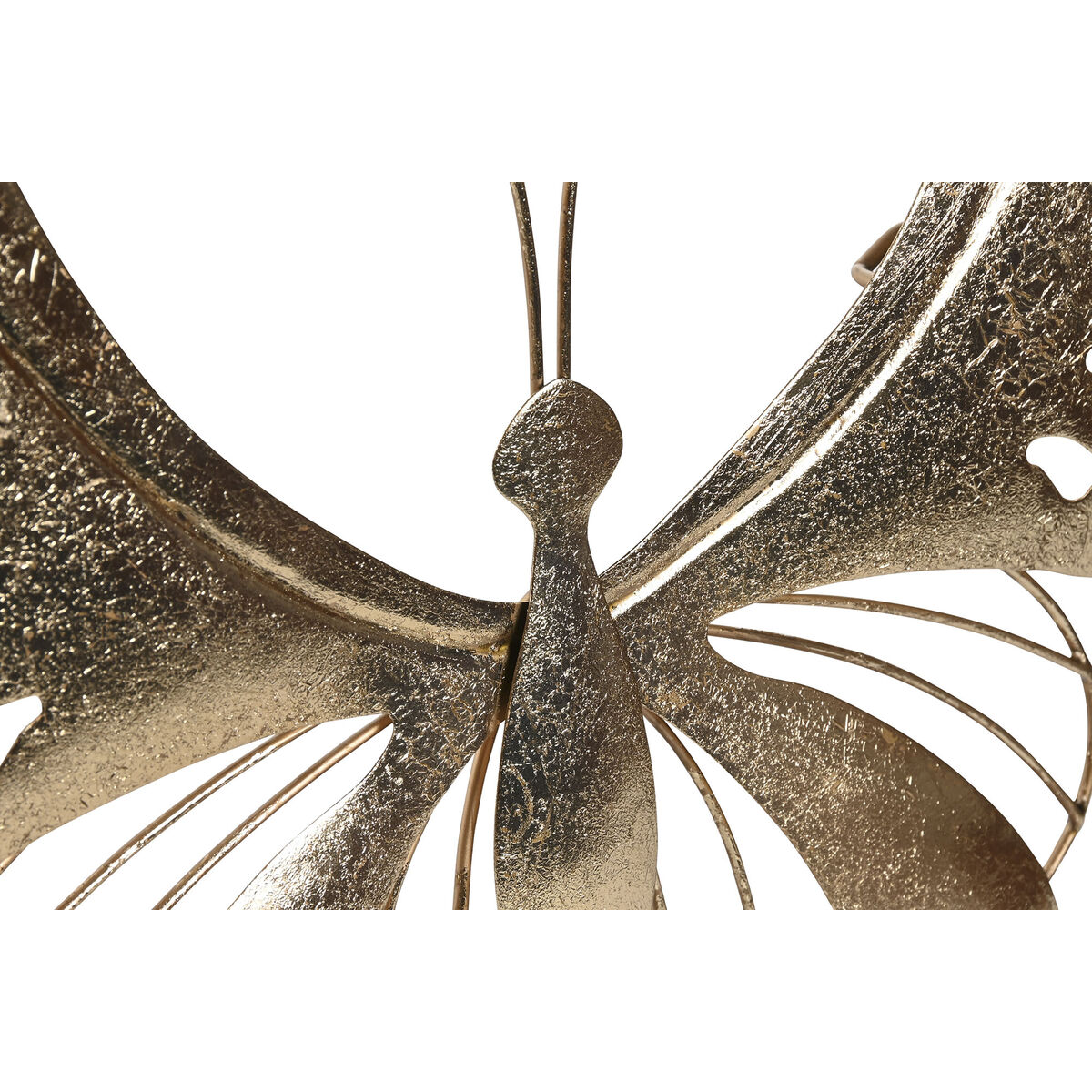 Wall Decoration Home ESPRIT Golden Butterfly 36 x 3 x 26 cm (4 Units)