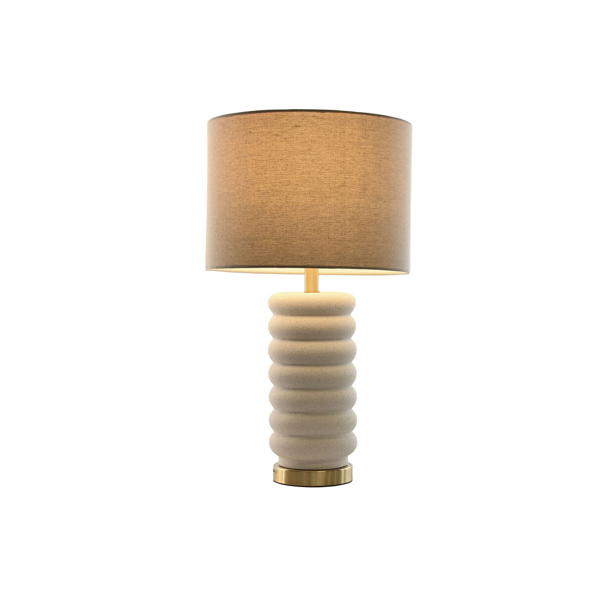Desk lamp Home ESPRIT Beige Golden