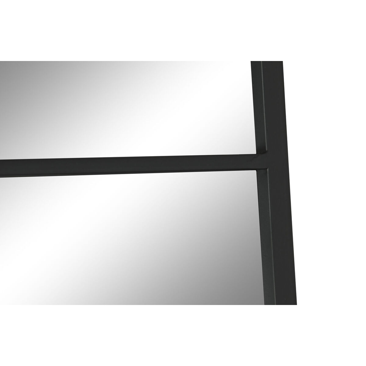 Wall mirror Home ESPRIT Black 90 x 2 x 180 cm