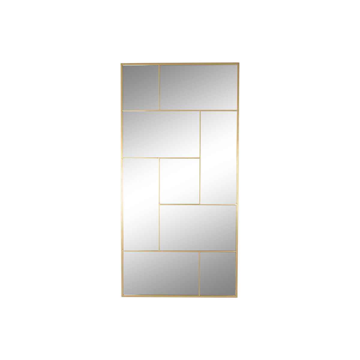 Wall mirror Home ESPRIT Golden 90 x 2 x 180 cm