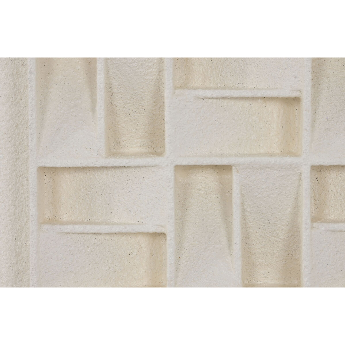 Painting Home ESPRIT Beige Geometric Modern 60 x 7 x 60 cm (2 Units)