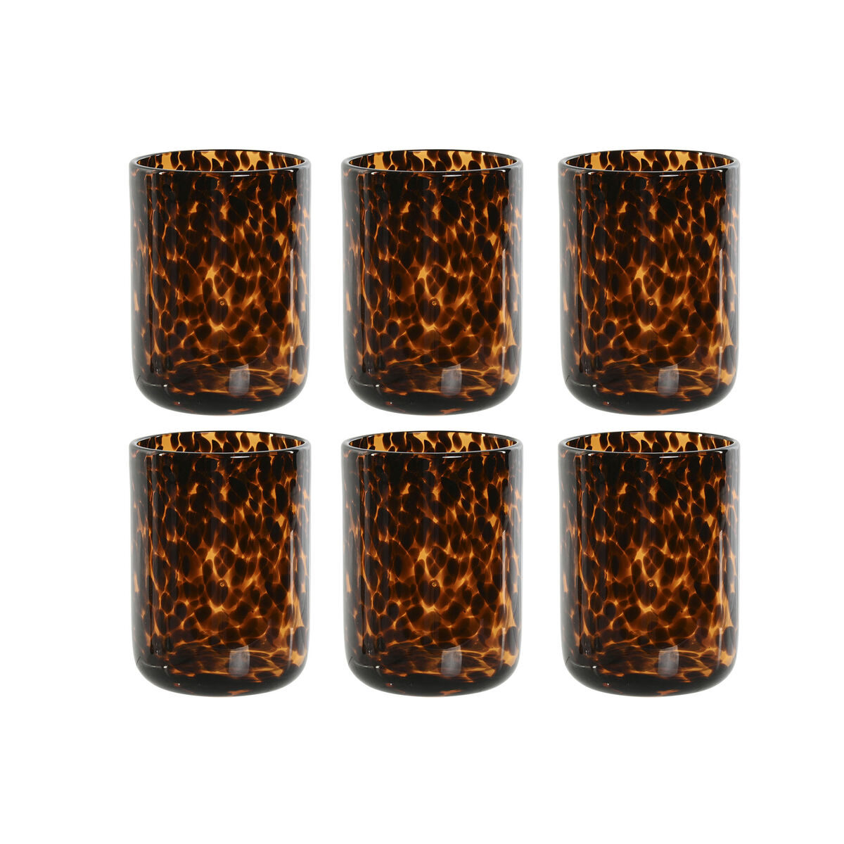 Set of glasses Home ESPRIT Crystal Vintage 320 ml (6 Units)