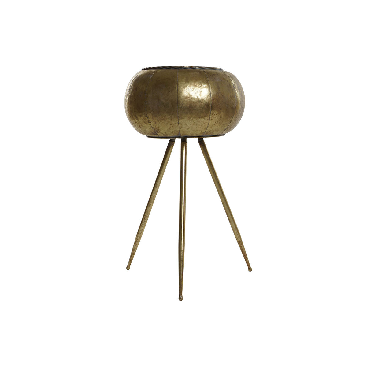 Planter Home ESPRIT Golden Metal Modern 38 x 38 x 68 cm Planter Home ESPRIT Golden Metal Modern 38 x 38 x 68 cm