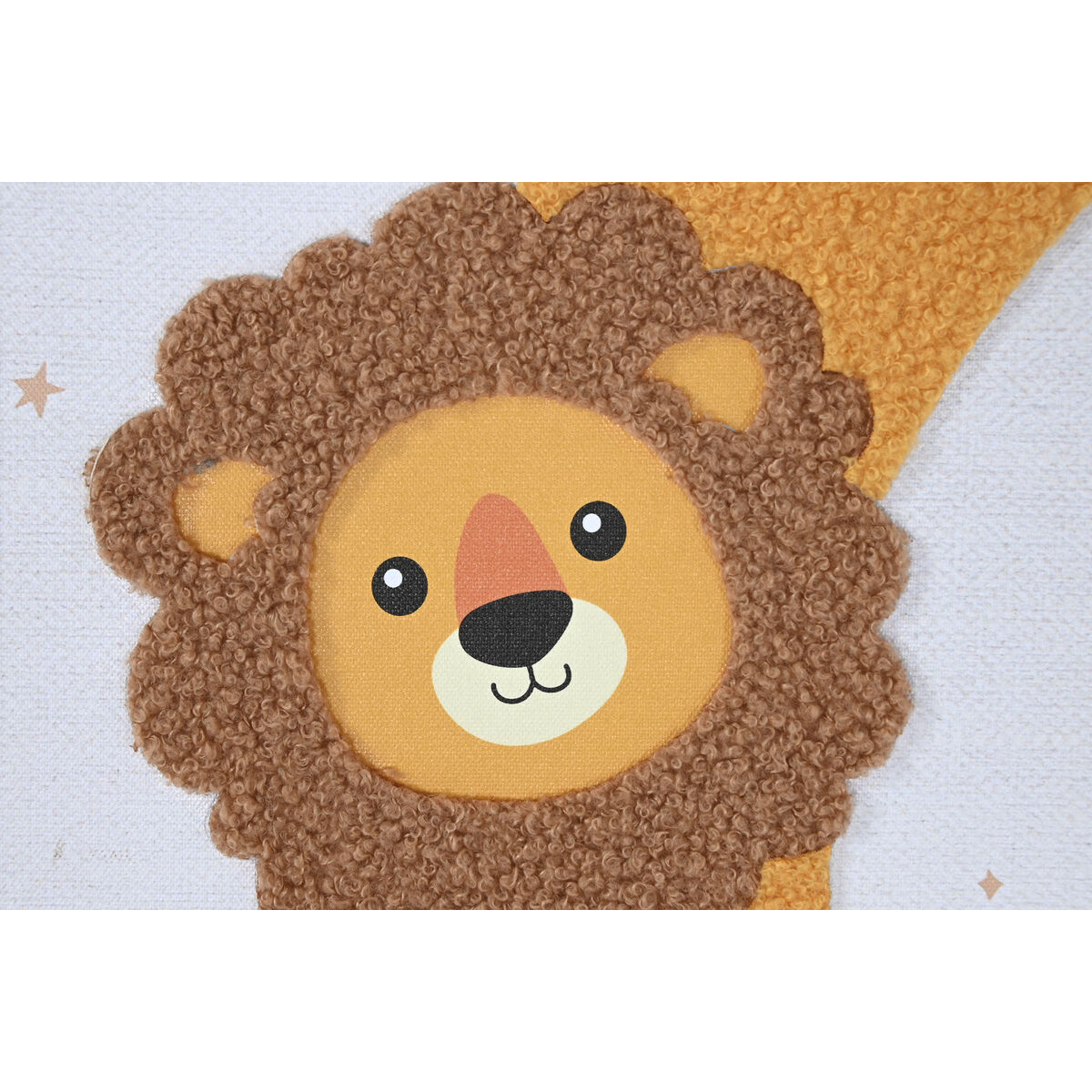 Painting Home ESPRIT Yellow White Children’s animals 30 x 1,8 x 40 cm (4 Units)