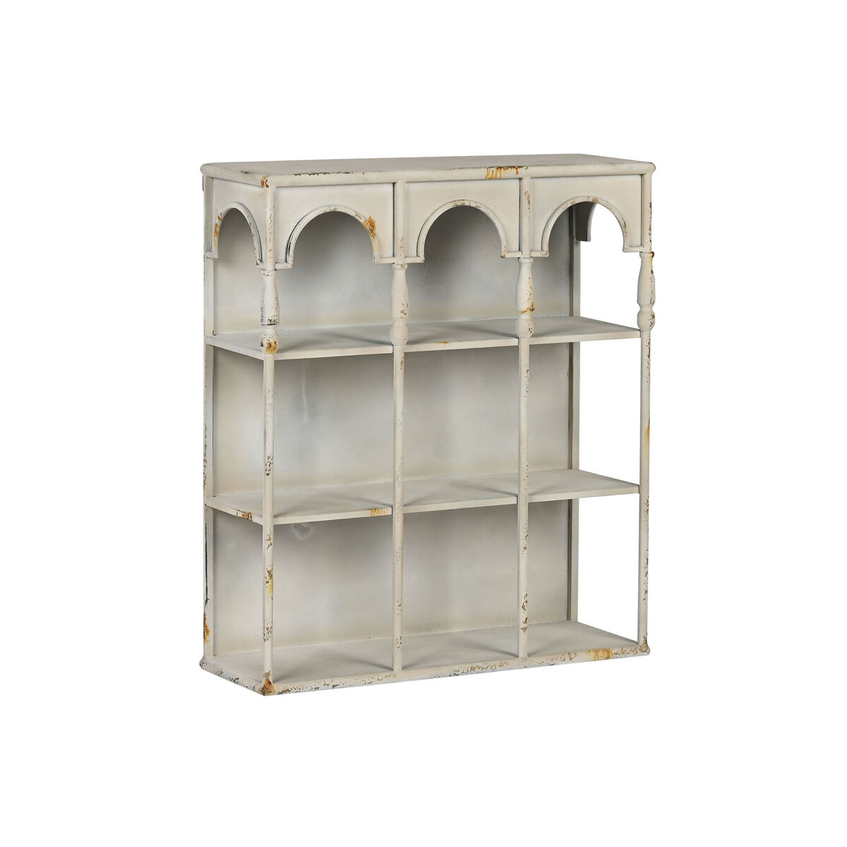 Shelves Home ESPRIT White Metal 60 X 20 X 70 cm Shelves Home ESPRIT White Metal 60 X 20 X 70 cm