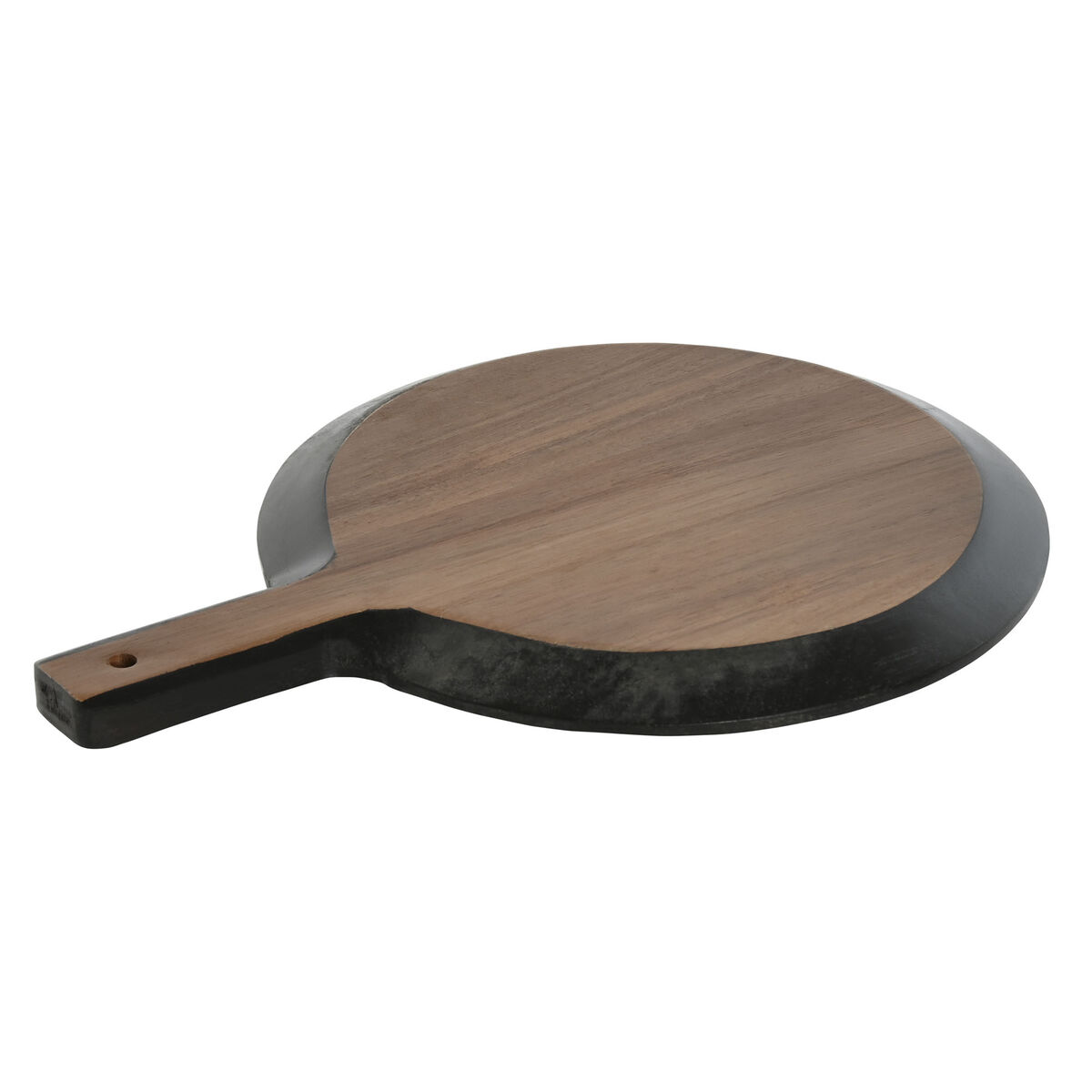 Cutting board Home ESPRIT Black Natural Board 38 x 28 x 1,8 cm Cutting board Home ESPRIT Black Natural Board 38 x 28 x 1,8 cm