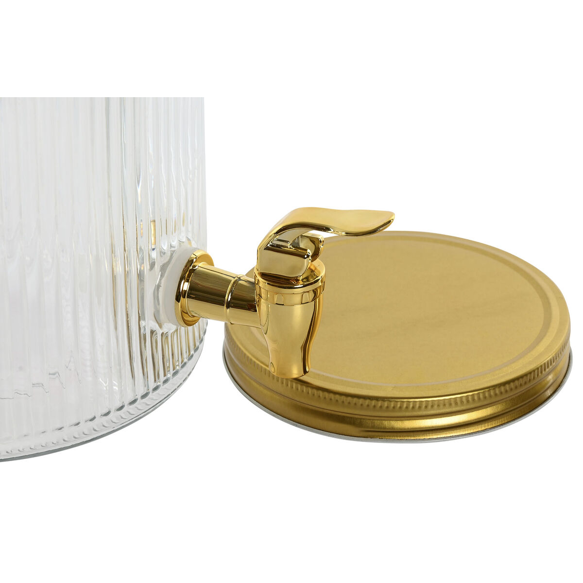 Water Dispenser Home ESPRIT Golden Metal Crystal 5,5 L 18 x 23,5 x 30 cm