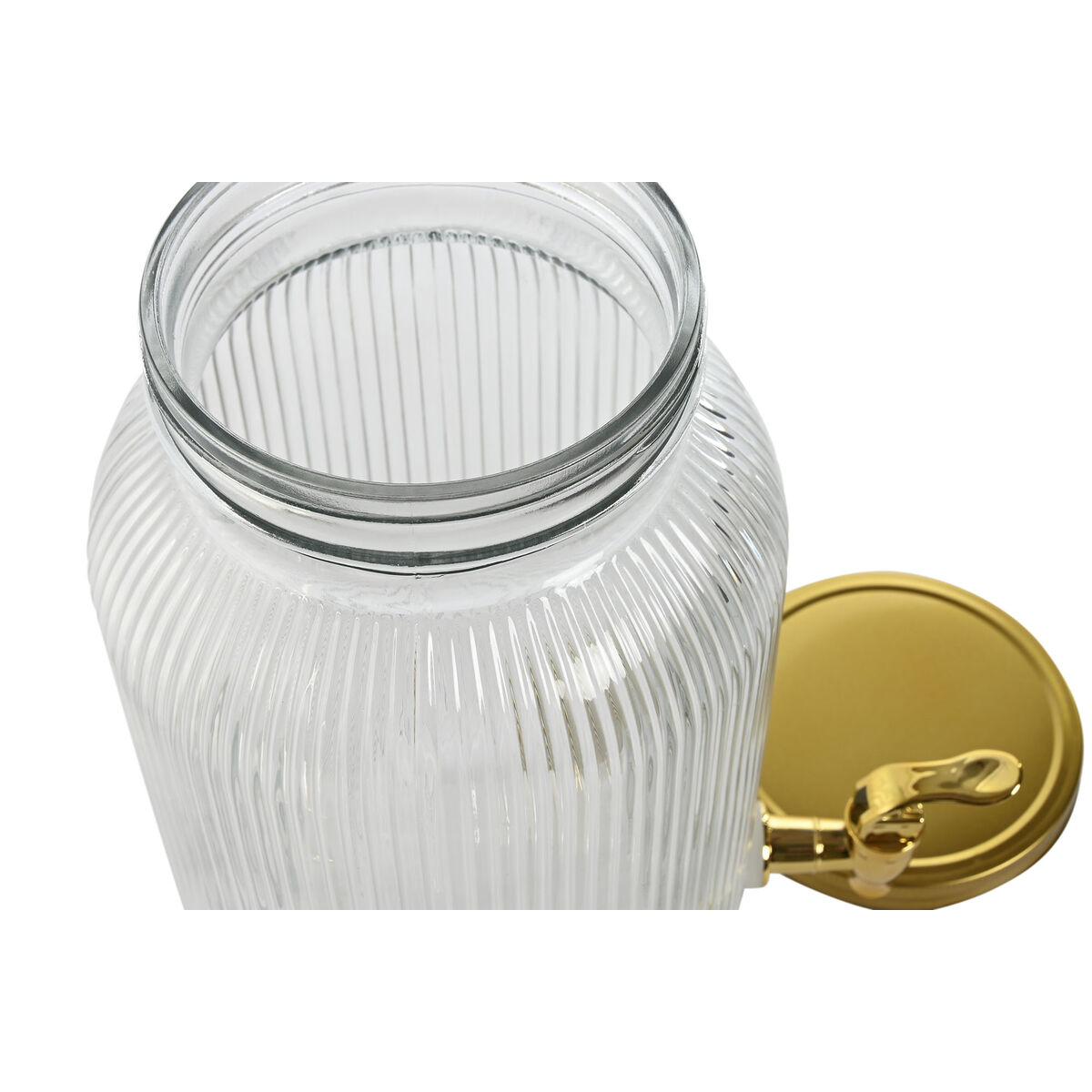 Water Dispenser Home ESPRIT Golden Metal Crystal 5,5 L 18 x 23,5 x 30 cm