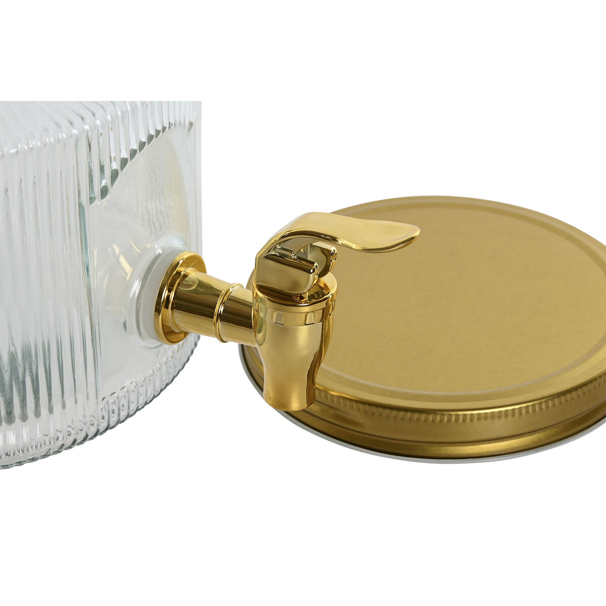 Water Dispenser Home ESPRIT Golden Metal Crystal 17,8 x 25 x 15 cm
