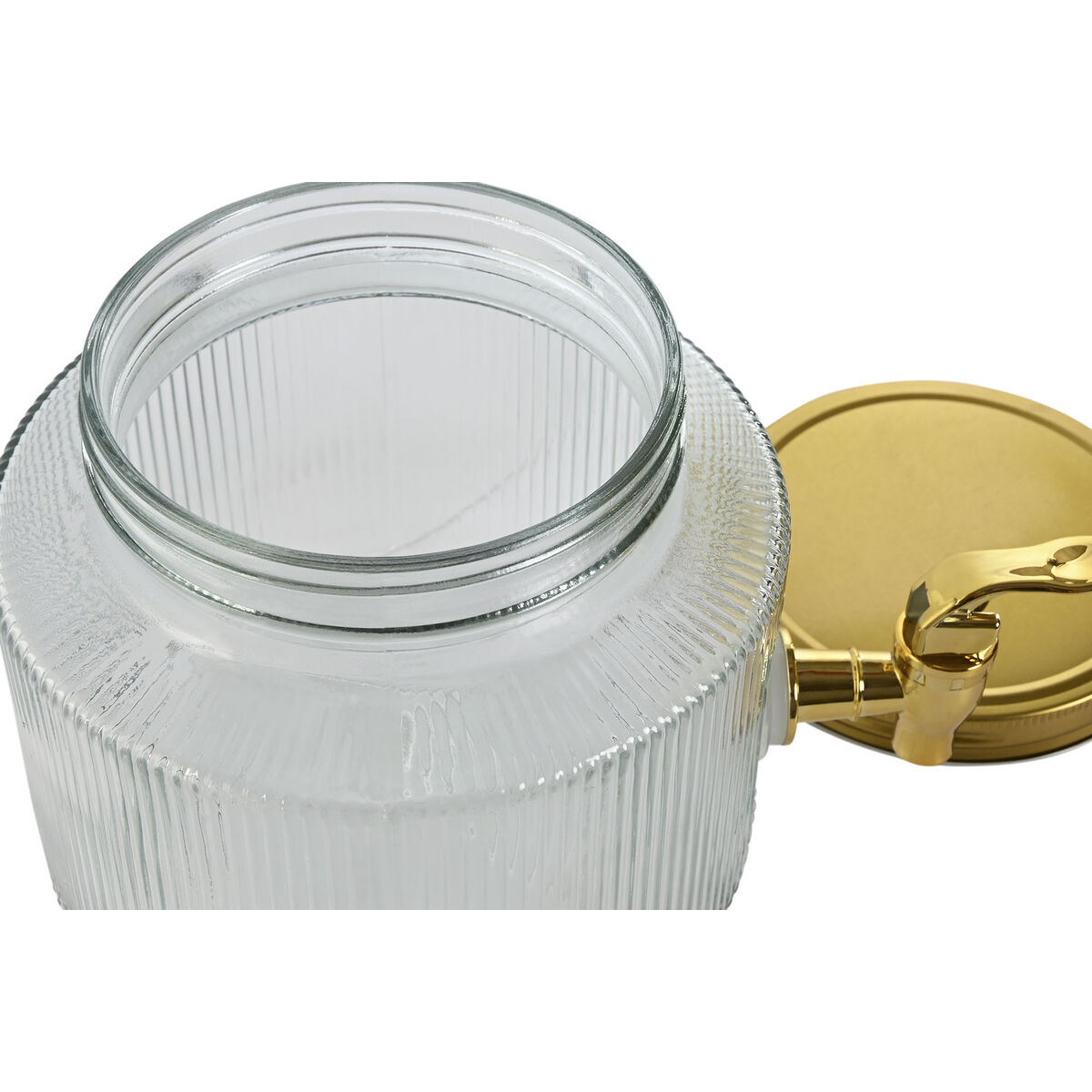 Water Dispenser Home ESPRIT Golden Metal Crystal 17,8 x 25 x 15 cm