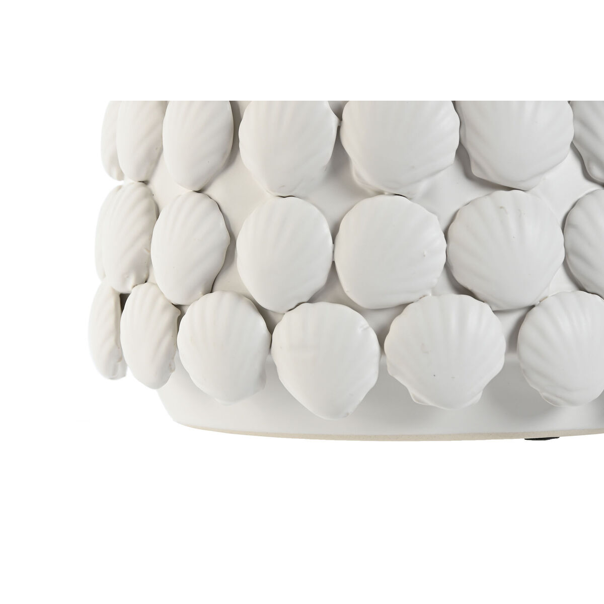 Vase Home ESPRIT White Stoneware Mediterranean 22 X 22 X 17,5 cm