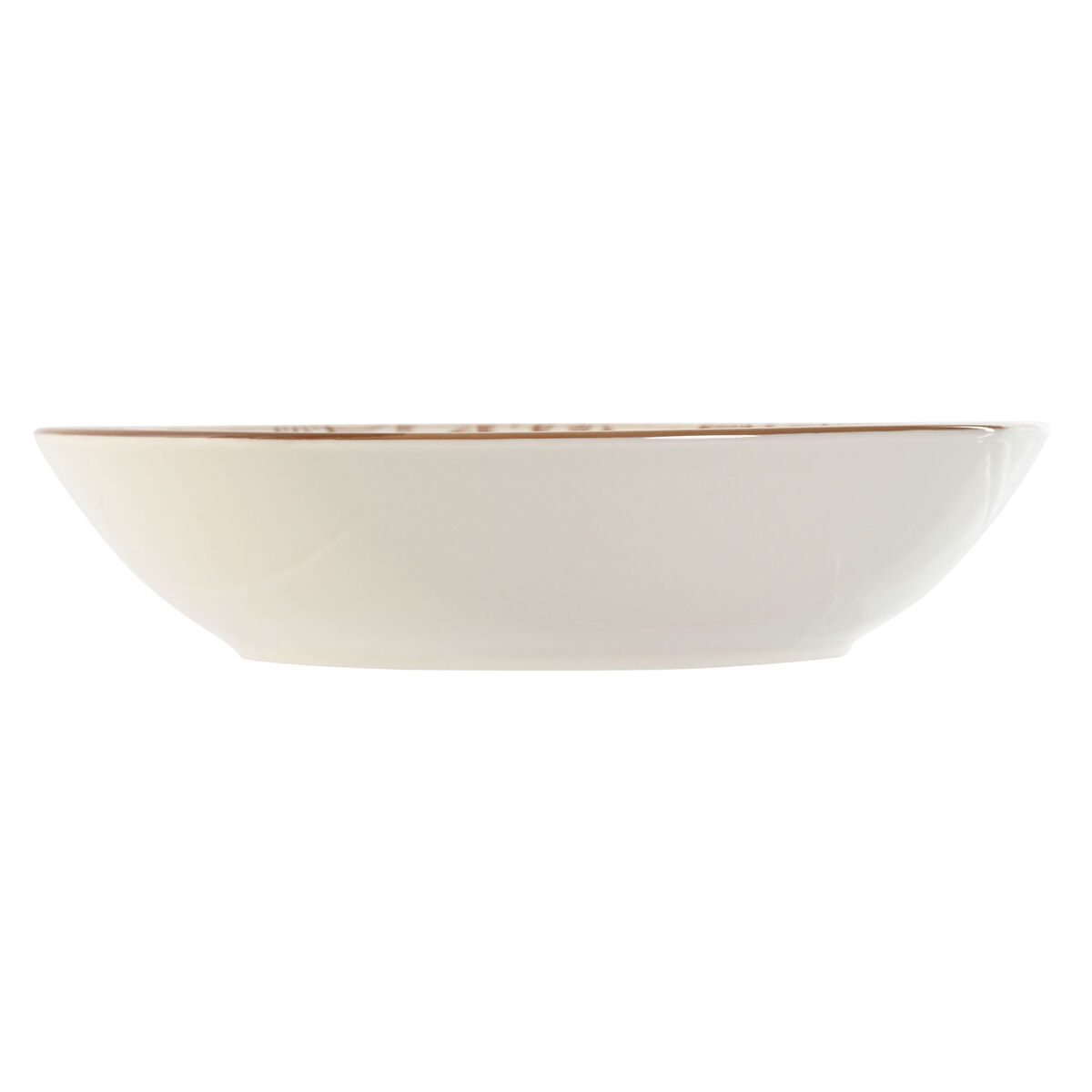 Plate set Home ESPRIT Brown Beige Porcelain 20 x 20 x 4 cm
