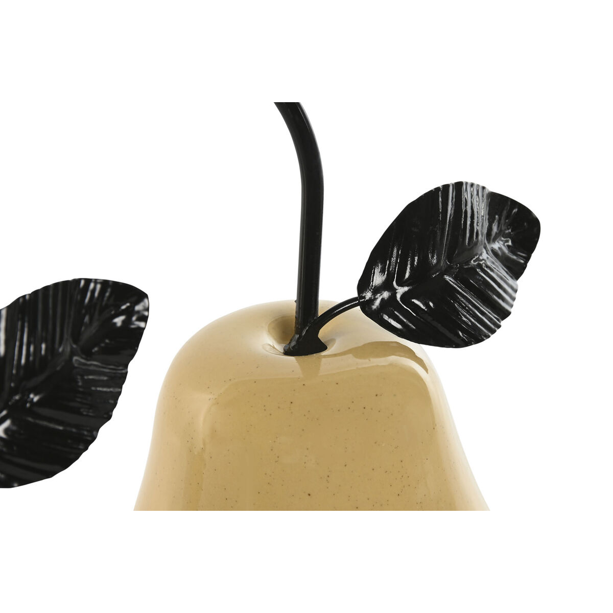 Decorative Figure Home ESPRIT White Green Mustard Modern Pear 11 x 11 x 19 cm (3 Units)