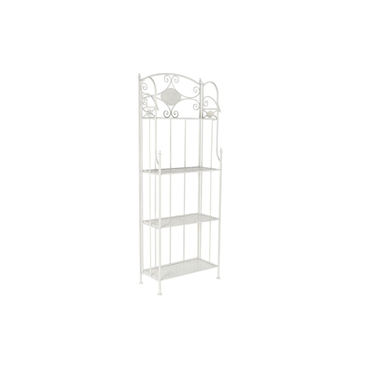 Shelves Home ESPRIT White Metal 4 Shelves 61 x 29 x 163,5 cm Shelves Home ESPRIT White Metal 4 Shelves 61 x 29 x 163,5 cm
