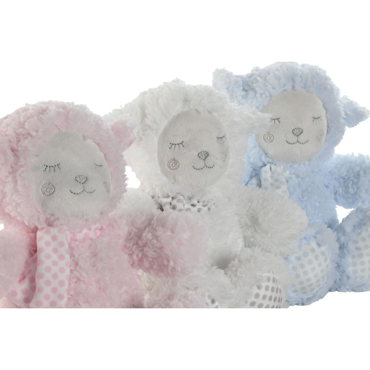 Gift Set for Babies Home ESPRIT Blue Beige Pink Polyester (3 Units)