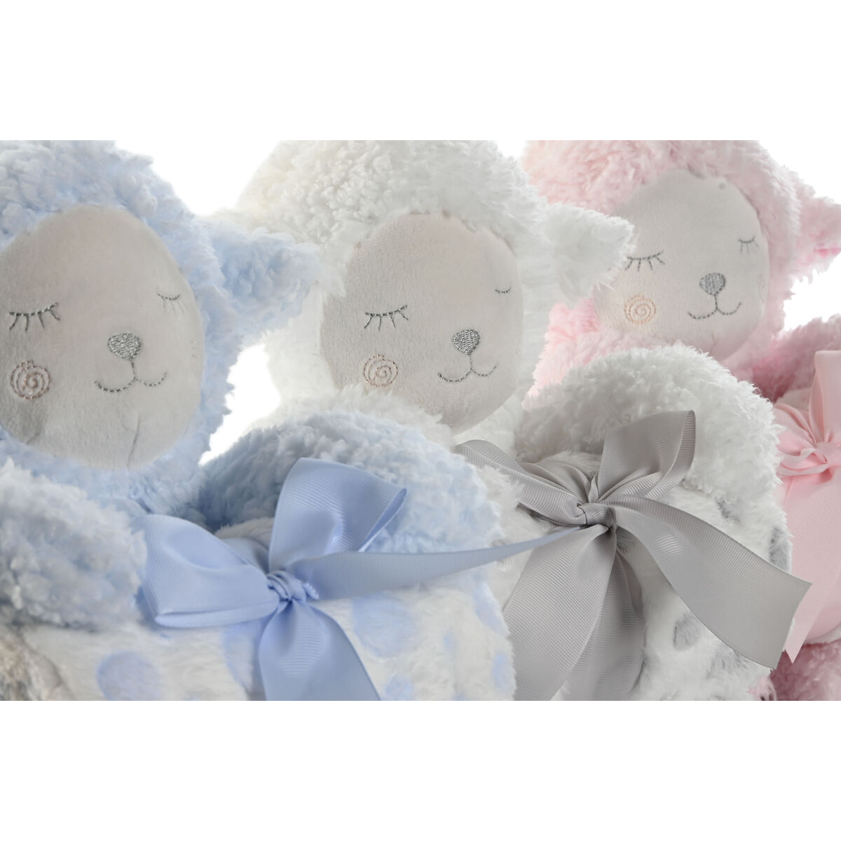 Gift Set for Babies Home ESPRIT Blue Beige Pink Polyester (3 Units)