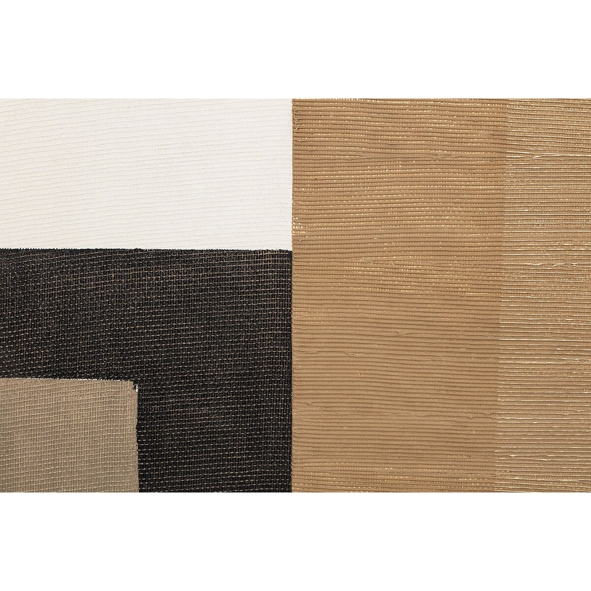 Painting Home ESPRIT Brown Beige Abstract Urban 80 x 4,5 x 100 cm (2 Units)