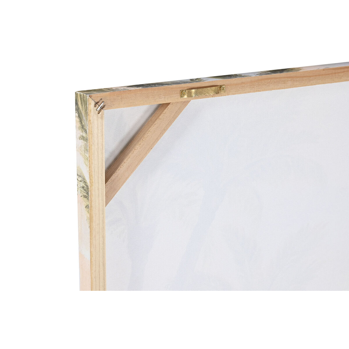 Painting Home ESPRIT Blue Green Beach Mediterranean 80 x 3 x 80 cm (2 Units)