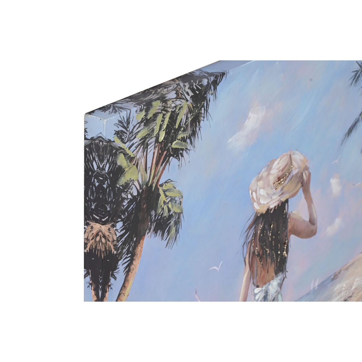 Painting Home ESPRIT Mediterranean 70 x 3 x 100 cm (2 Units)
