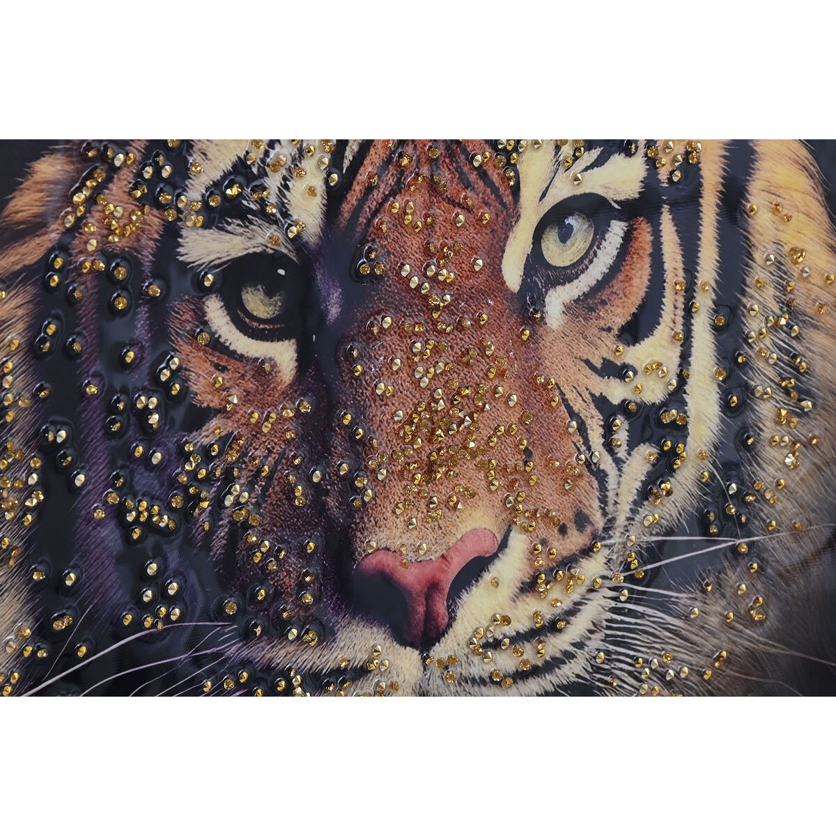 Painting Home ESPRIT Black Animal Loft Lacquered 64 x 4,5 x 84 cm (4 Units)