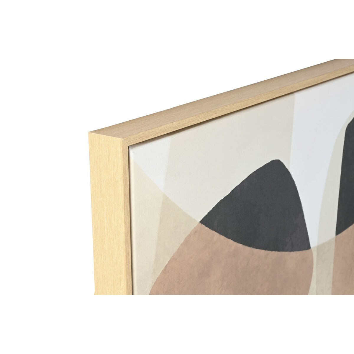 Painting Home ESPRIT Brown Black Abstract Urban 100 x 4 x 140 cm (2 Units)
