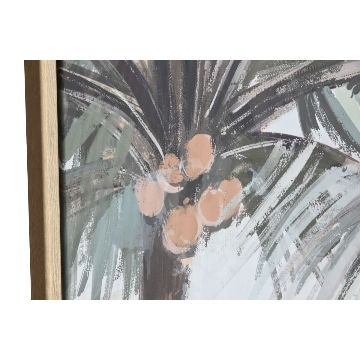 Canvas Home ESPRIT Green Palms Tropical 180 x 4 x 120 cm (3 Pieces)