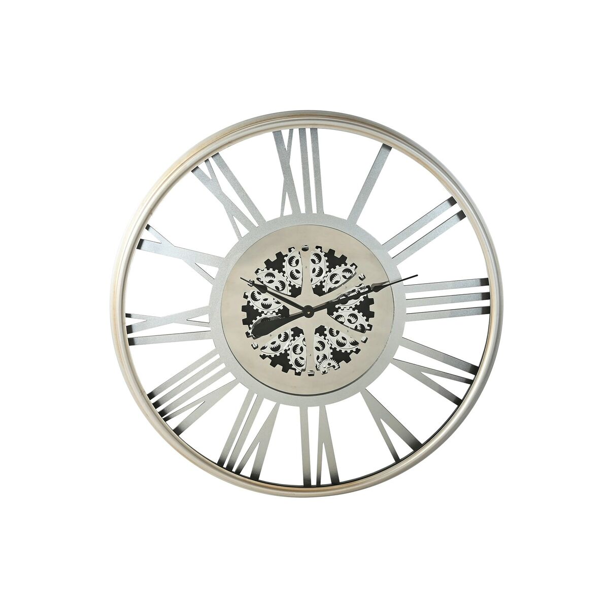Wall Clock Home ESPRIT Silver Iron 102 x 9,5 x 102 cm