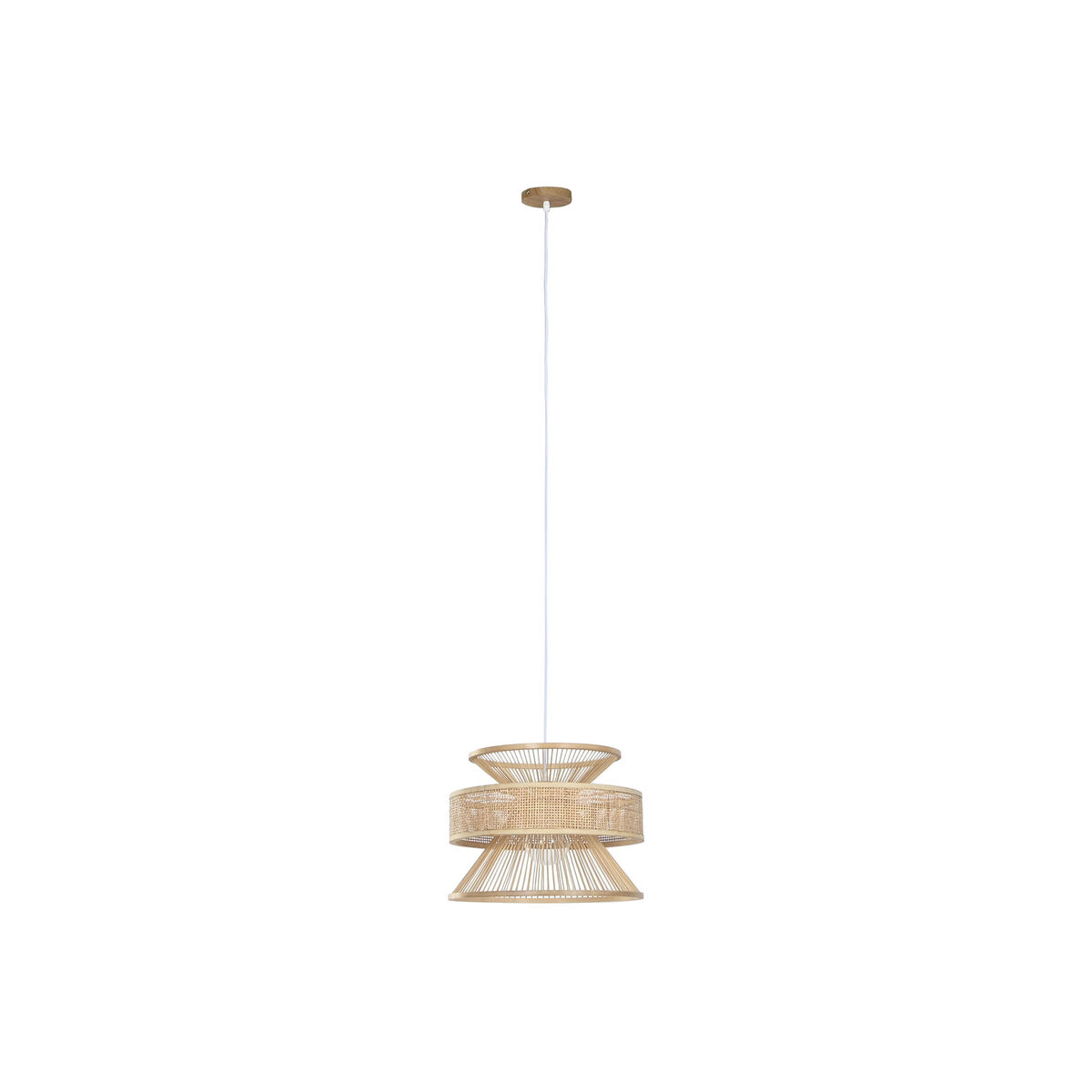 Ceiling Light Home ESPRIT Brown Bamboo 50 W 40 x 40 x 30 cm