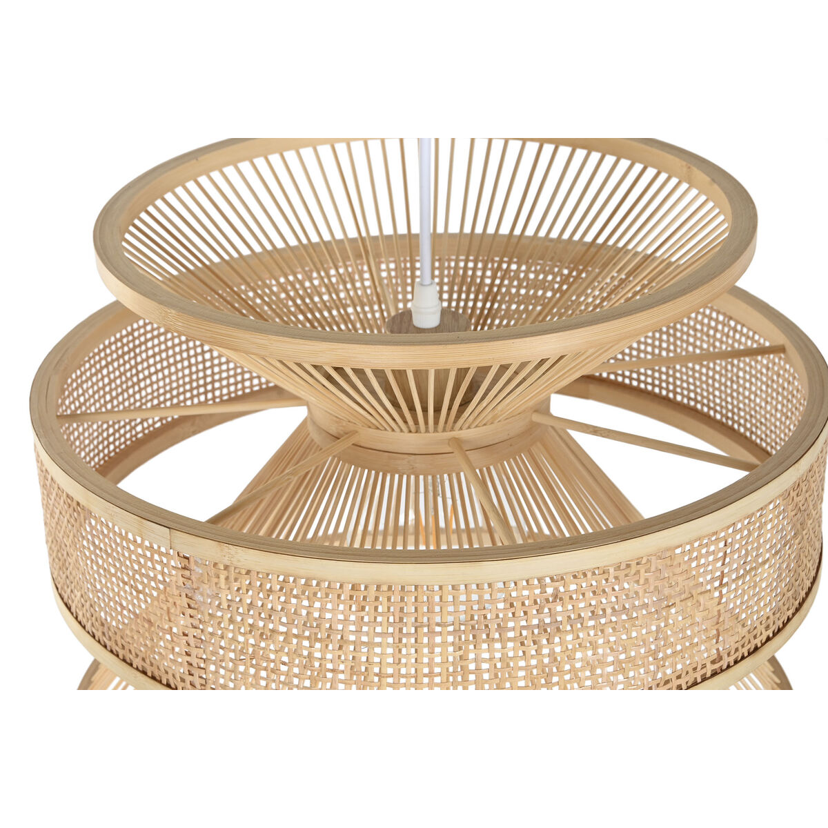 Ceiling Light Home ESPRIT Brown Bamboo 50 W 40 x 40 x 30 cm