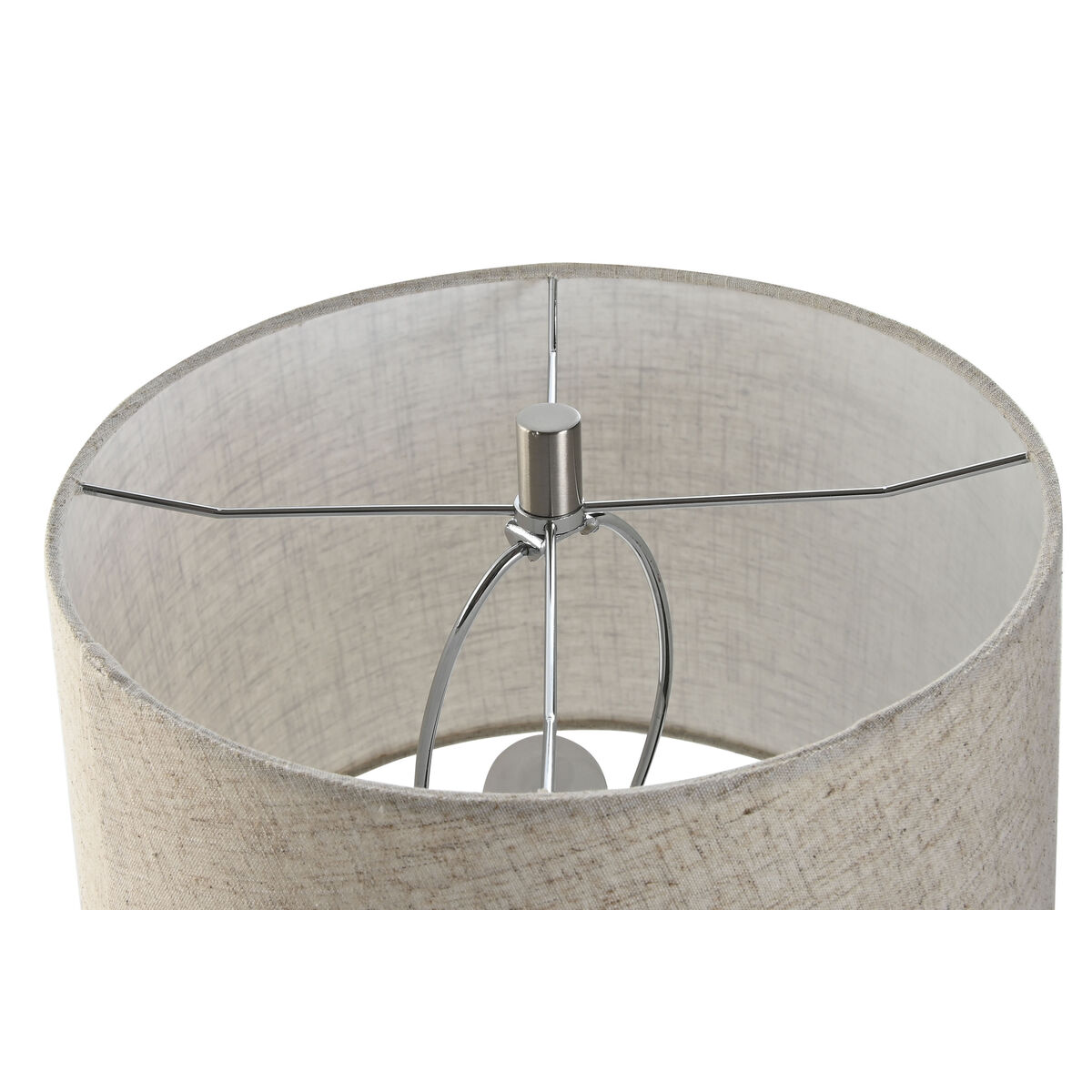 Desk lamp Home ESPRIT White Beige 50 W 220 V