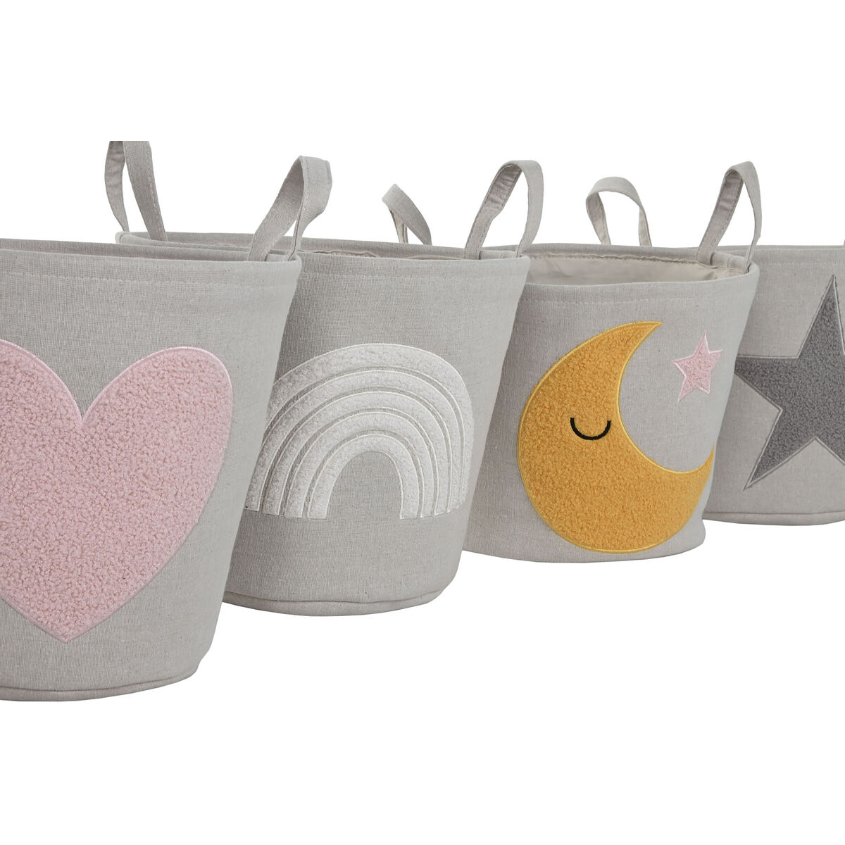 Basket Home ESPRIT Multicolour (4 Units)