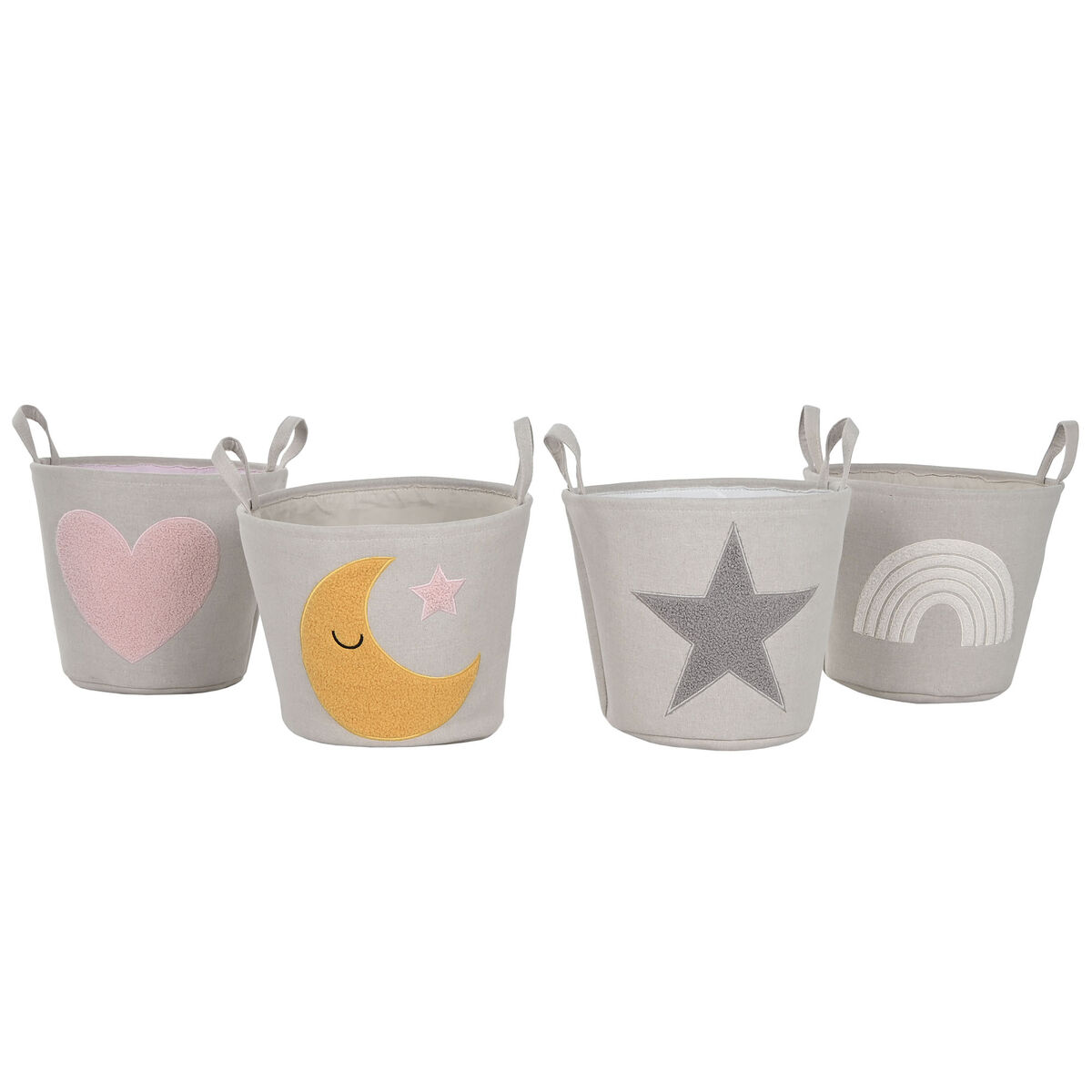 Basket Home ESPRIT Multicolour (4 Units)