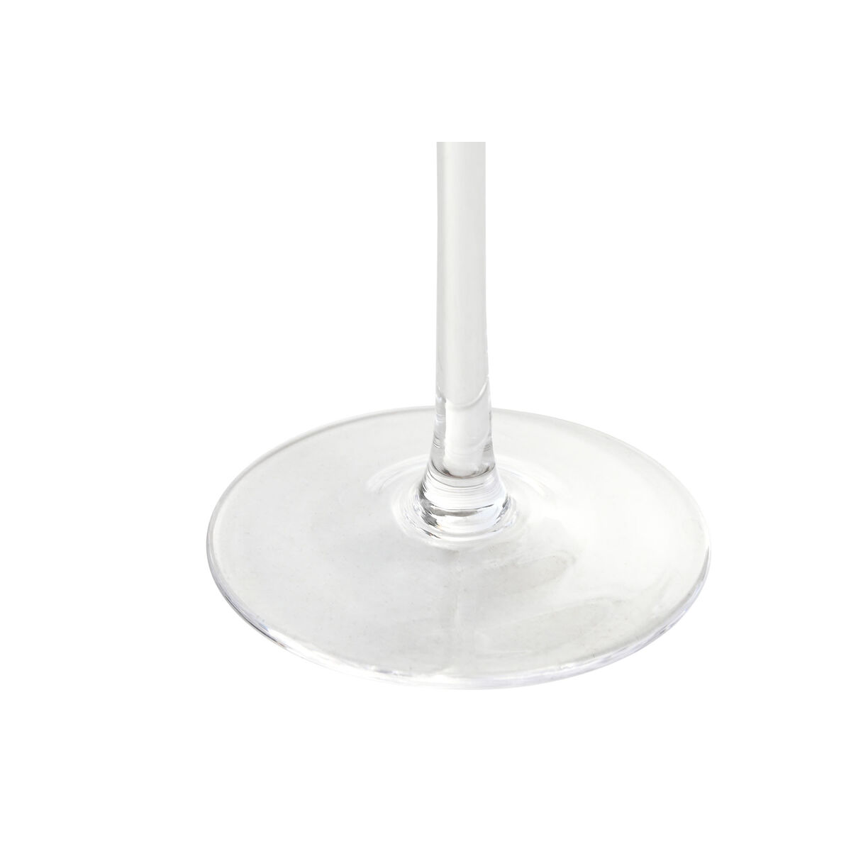 Flat champagne and cava glass Home ESPRIT Transparent Golden Crystal 400 ml (6 Units)