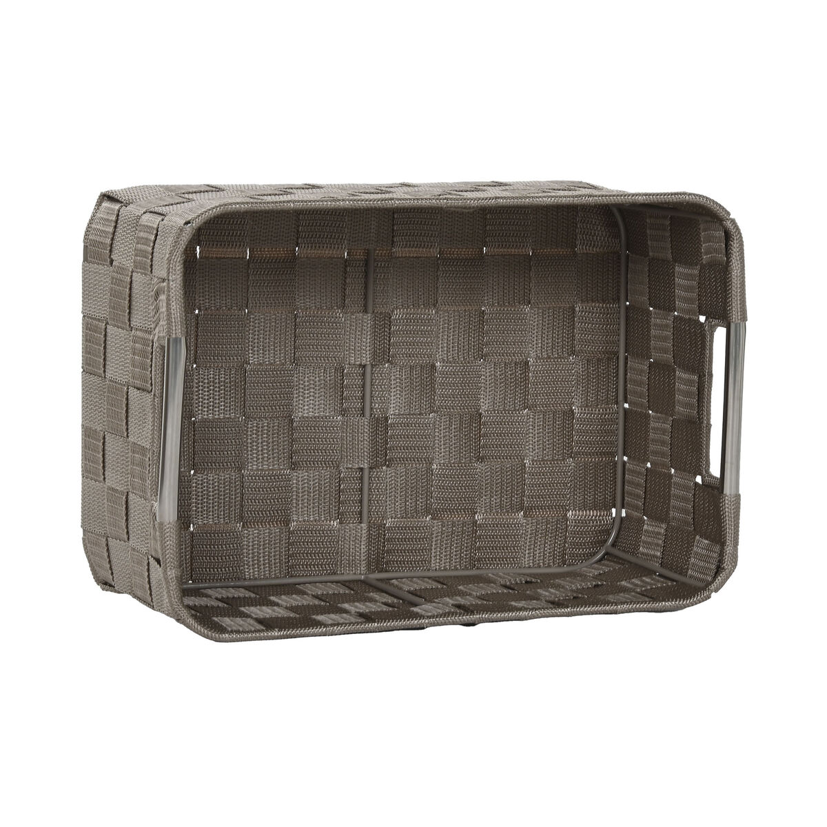 Basket set Home ESPRIT Green Grey Cream Metal polypropylene (3 Pieces) (3 Units)