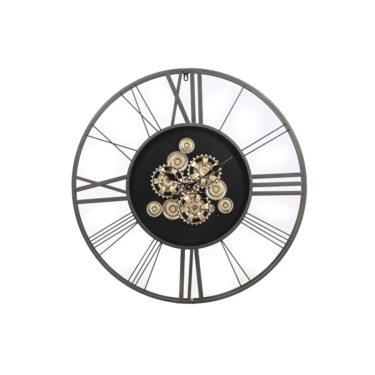 Wall Clock Home ESPRIT Dark brown Metal 80 x 8 x 80 cm