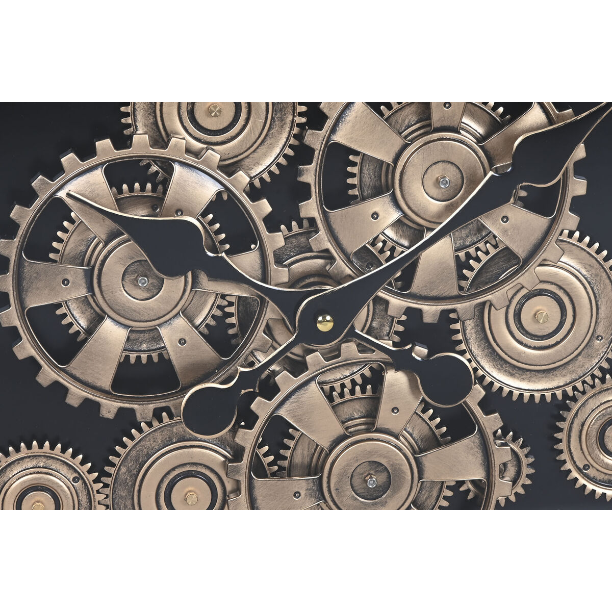 Wall Clock Home ESPRIT Dark brown Metal 80 x 8 x 80 cm