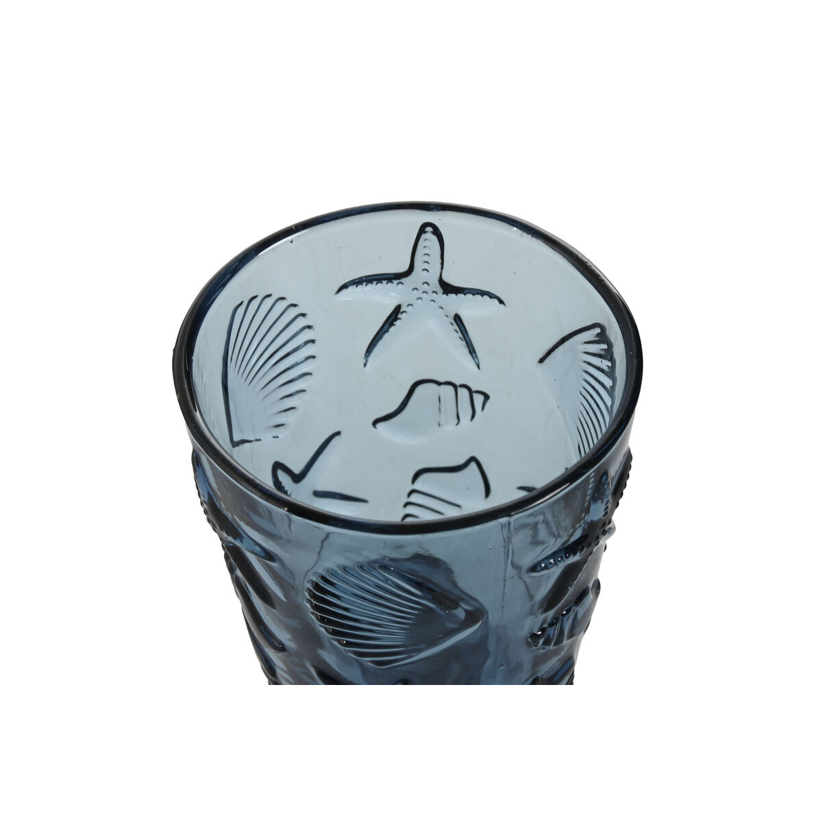 Set of cups Home ESPRIT Blue Crystal 345 ml (6 Units)