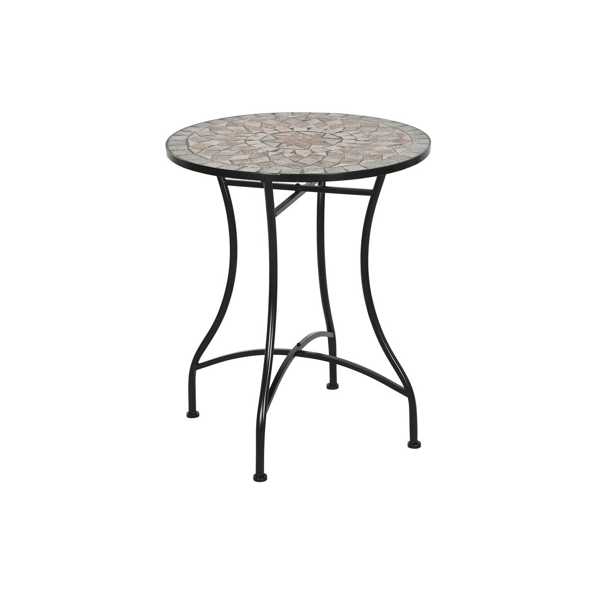 Side table Home ESPRIT Black Multicolour 60 x 60 x 72 cm Side table Home ESPRIT Black Multicolour 60 x 60 x 72 cm