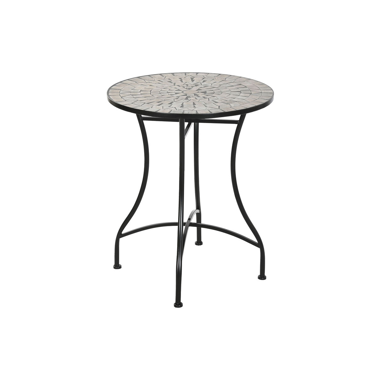 Side table Home ESPRIT Black Multicolour 60 x 60 x 72 cm Side table Home ESPRIT Black Multicolour 60 x 60 x 72 cm