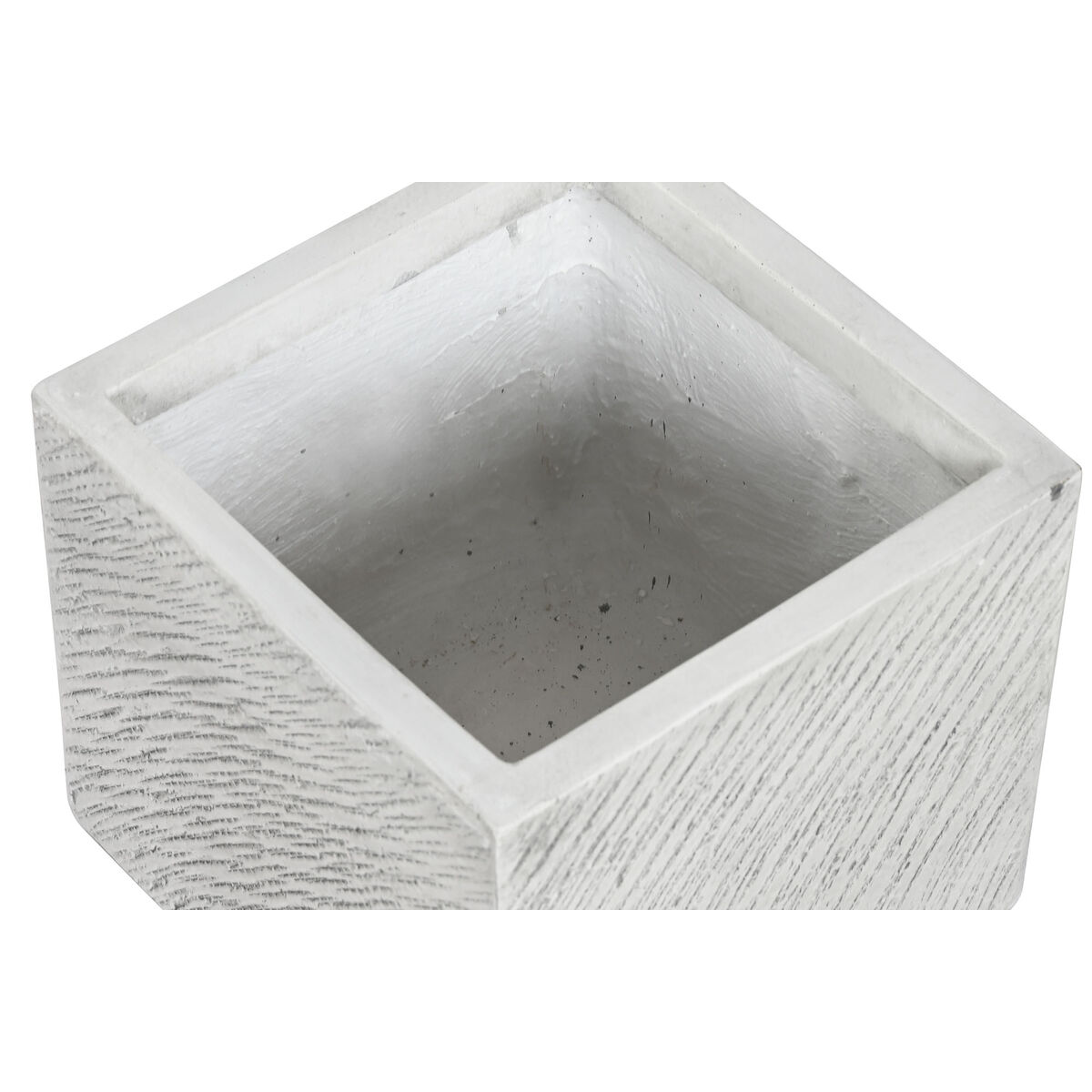 Planter Home ESPRIT Grey Magnesium 37 x 37 x 31,5 cm (4 Units)
