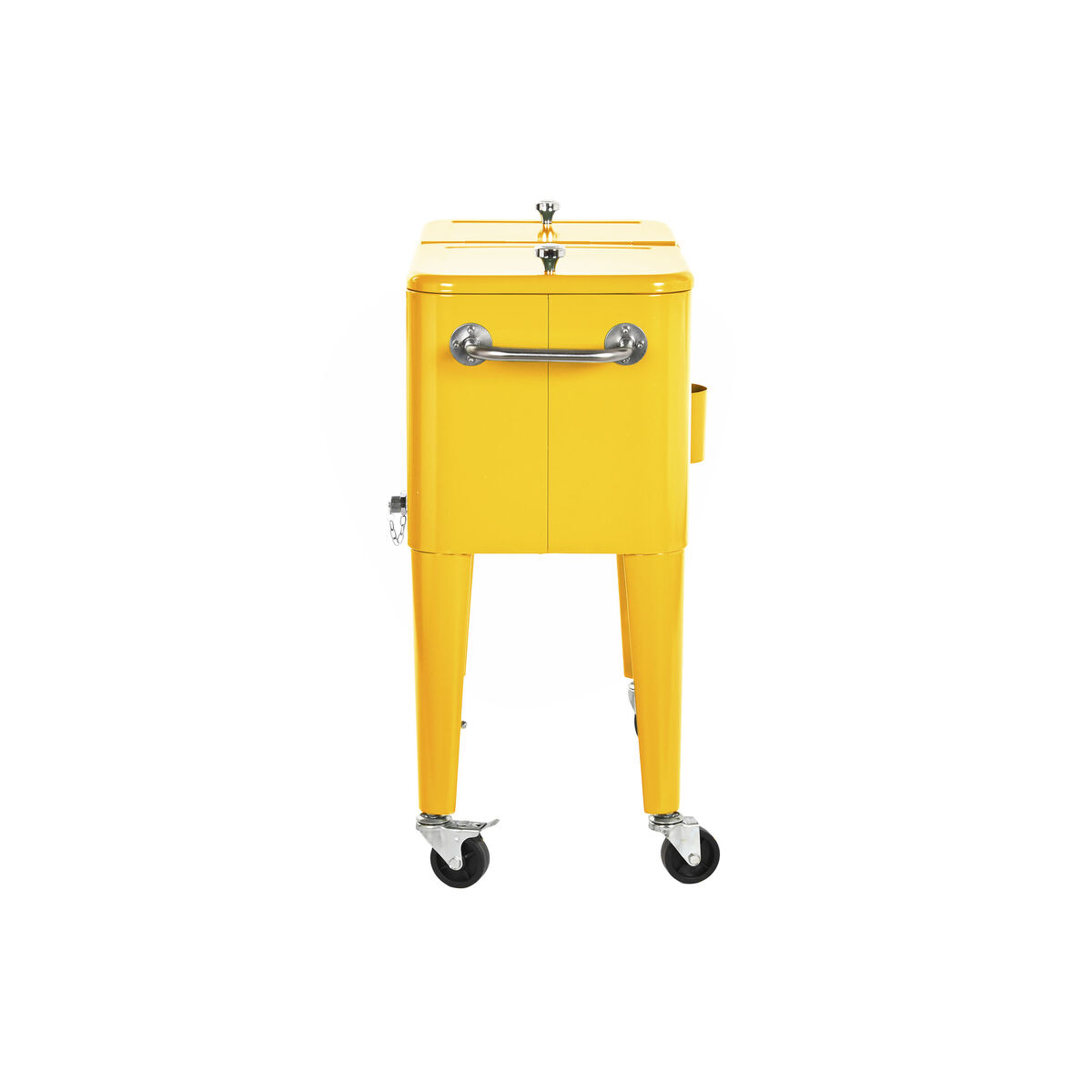 Portable Fridge Home ESPRIT Yellow Steel polypropylene 56 L 74 x 43 x 80 cm