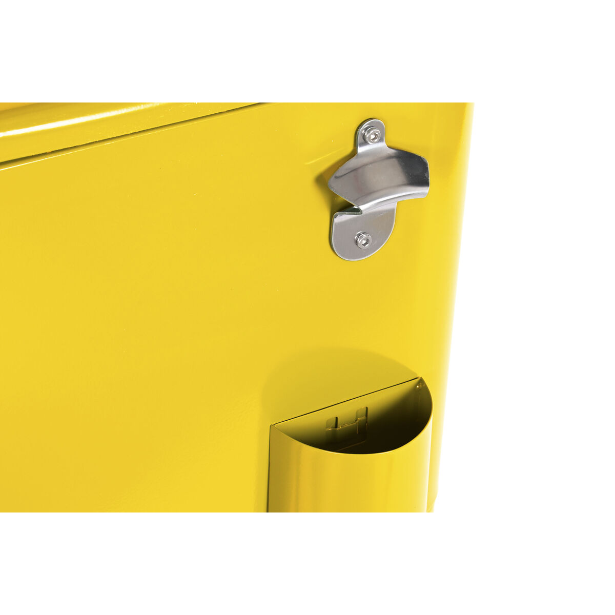 Portable Fridge Home ESPRIT Yellow Steel polypropylene 56 L 74 x 43 x 80 cm