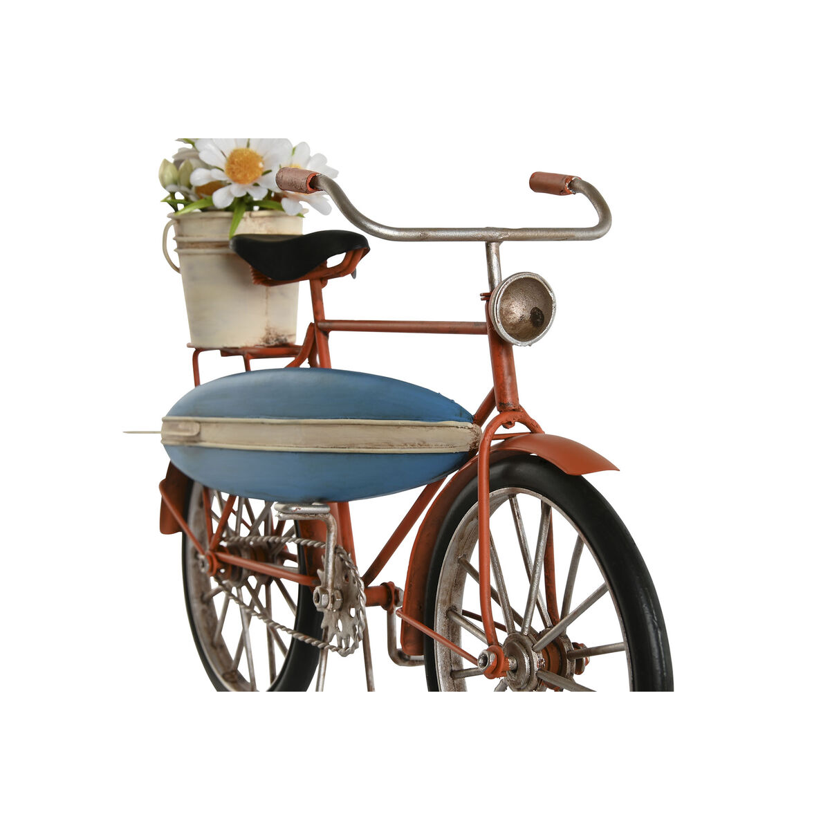 Decorative Figure Home ESPRIT Blue Green Orange 31 x 8,5 x 19 cm (3 Units)