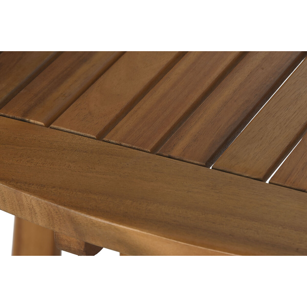 Dining Table Home ESPRIT Brown Natural Acacia 110 x 110 x 74 cm