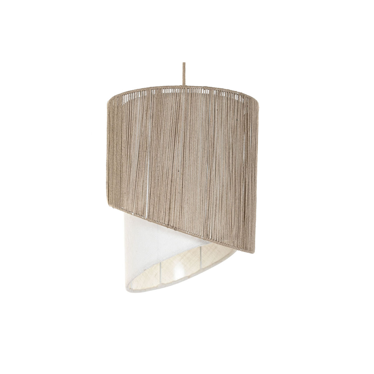 Ceiling Light Home ESPRIT Brown Jute Metal Rope 40 x 40 x 50 cm